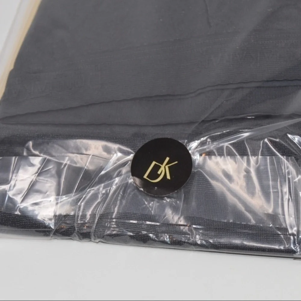 Vintage 90’s Donna Karan Satin Jersey Medium Gray Grey Hosiery Style 268‎ NEW